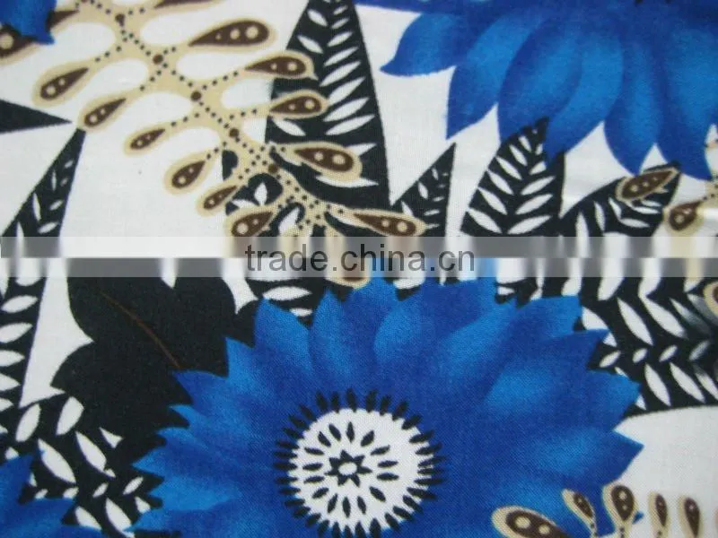 100% rayon&viscose printed fabric