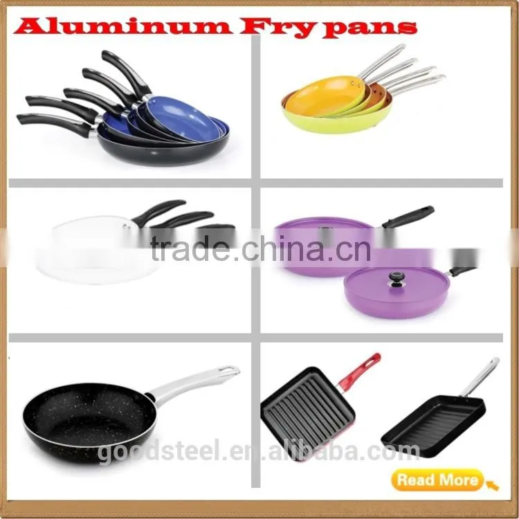 kitchen utensil classic nonstick aluminium pot with 2 handles stainless steel & silicon handle