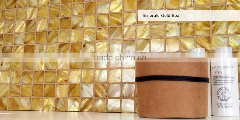 elegant gold mother of pearl Mosaic