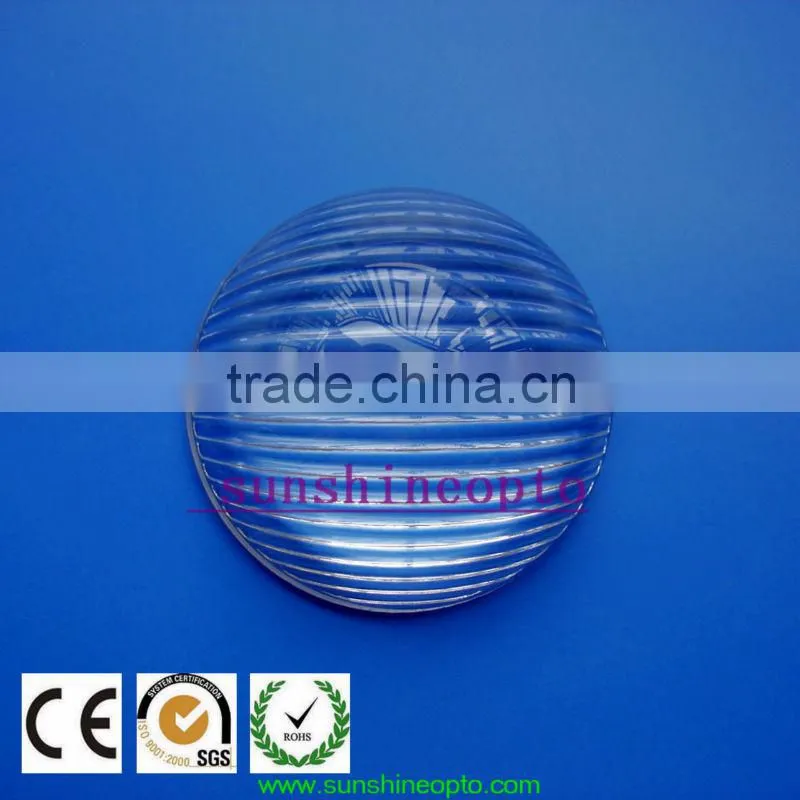 50mm optic round led glass lens for 30w/50w/60w/100w leds