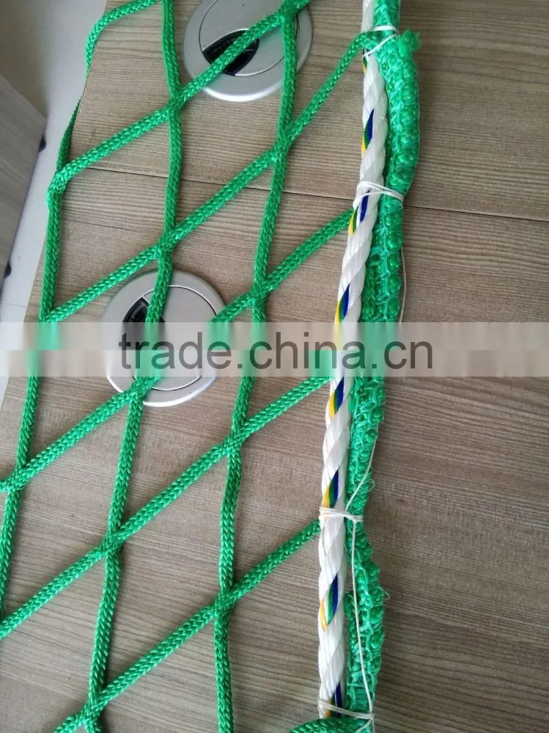 Double construction safety net, building safety net