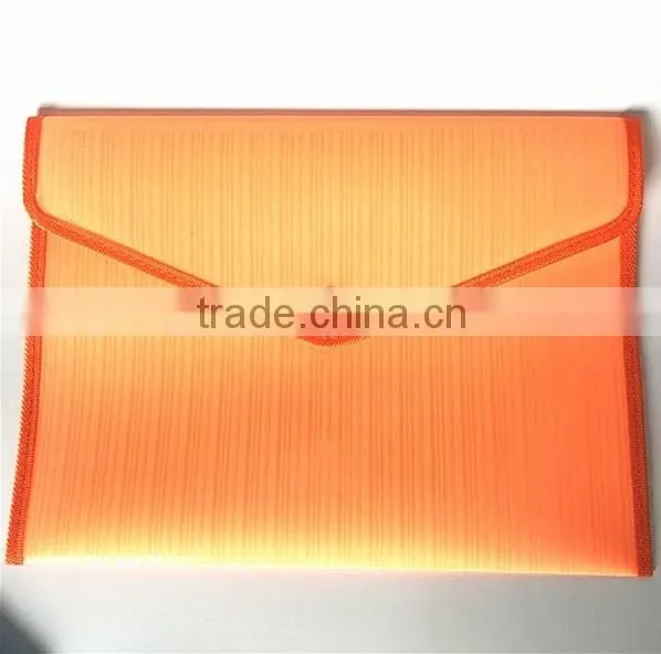 2016 New Fashion Factory Price A4, A5 File Pocket with Button