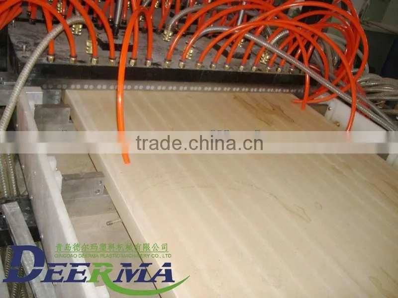 wpc wood plastic composite door machine/production machine