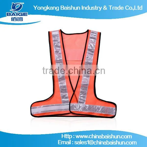 The real shoot fashion style safety vest with black edge