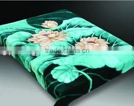 100% polyester printed and super soft mink blanket