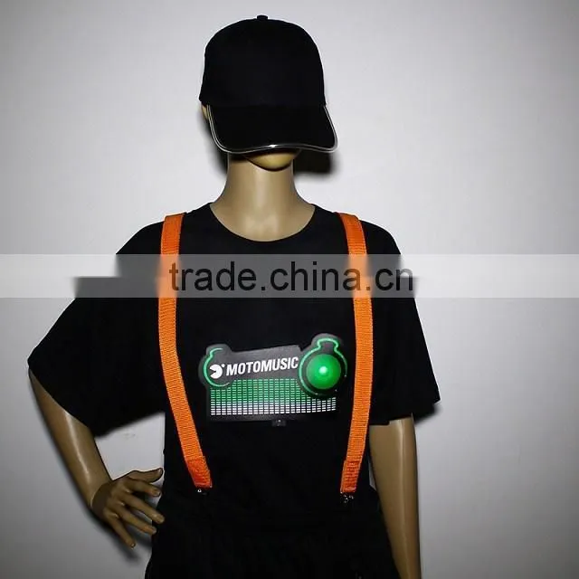 wholeasale custom suspenders flashing led party suspenders