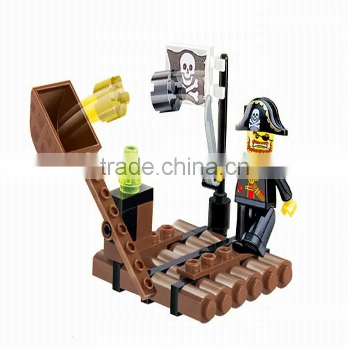 Pirate building blocks toys for kids