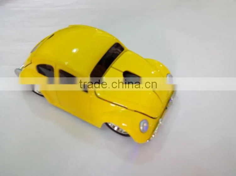 Promotional Gift Car Shaped Novelty Wireless Mouse with LED Lamp