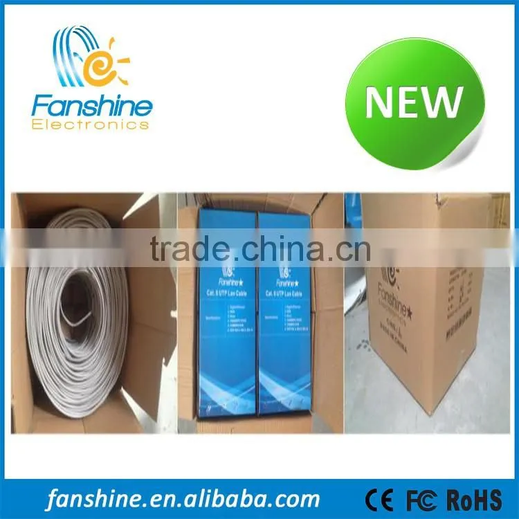 Fanshine Conductor 0.52mm 4 Pairs 05M/Roll CCA UTP Cat5e Cable