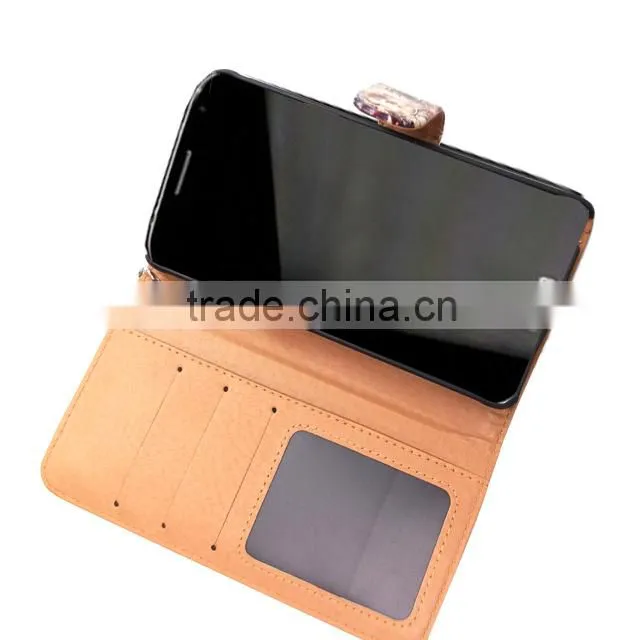 2015 Newest Printed Wallet Flip Leather Mobile Cell Phone Case For BQ More Model