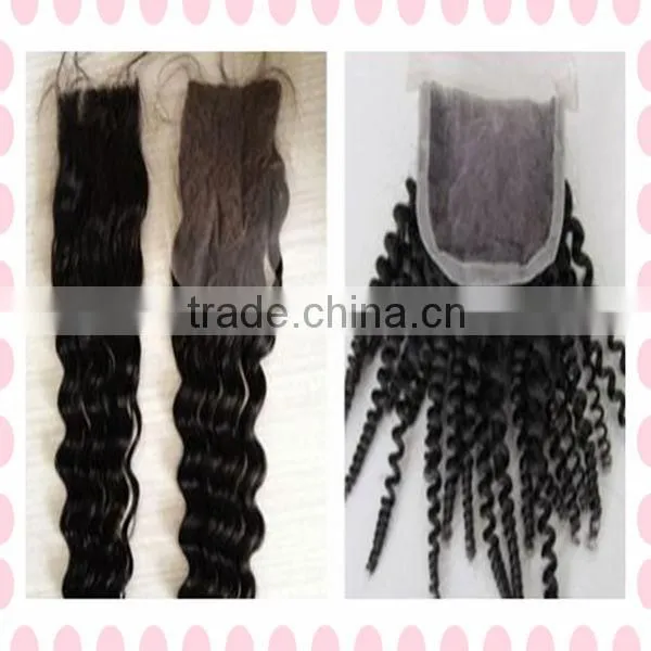 Alibaba express virgin hair bundles with lace closure 3 part silk base lace closure