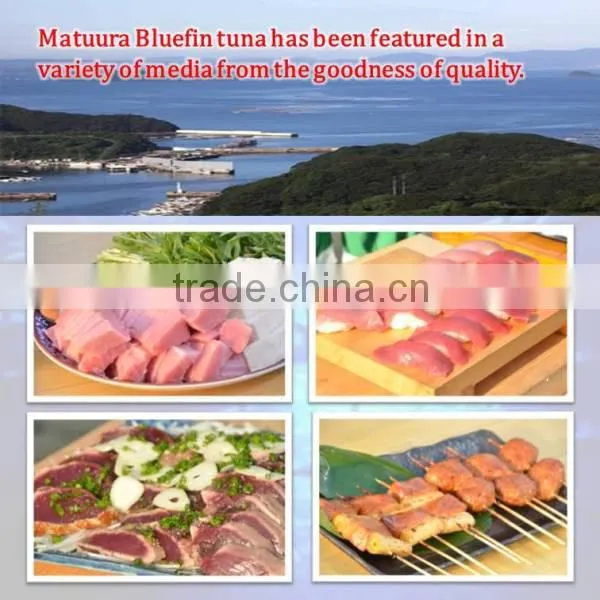 Matuura bluefin tuna is not a frozen fish, it fresh tuna fish.