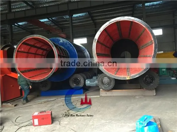 rotary scrubber washer diamond mining machine