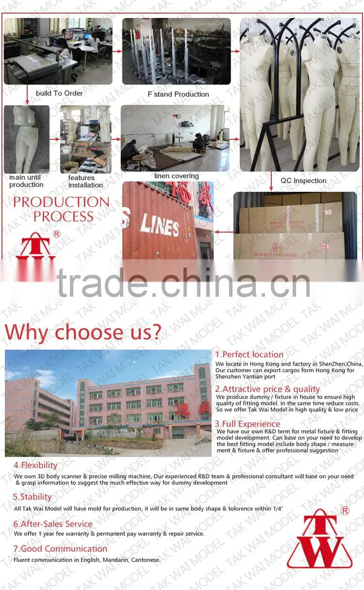 Customized mannequin supplier kids window display tailor mannequin