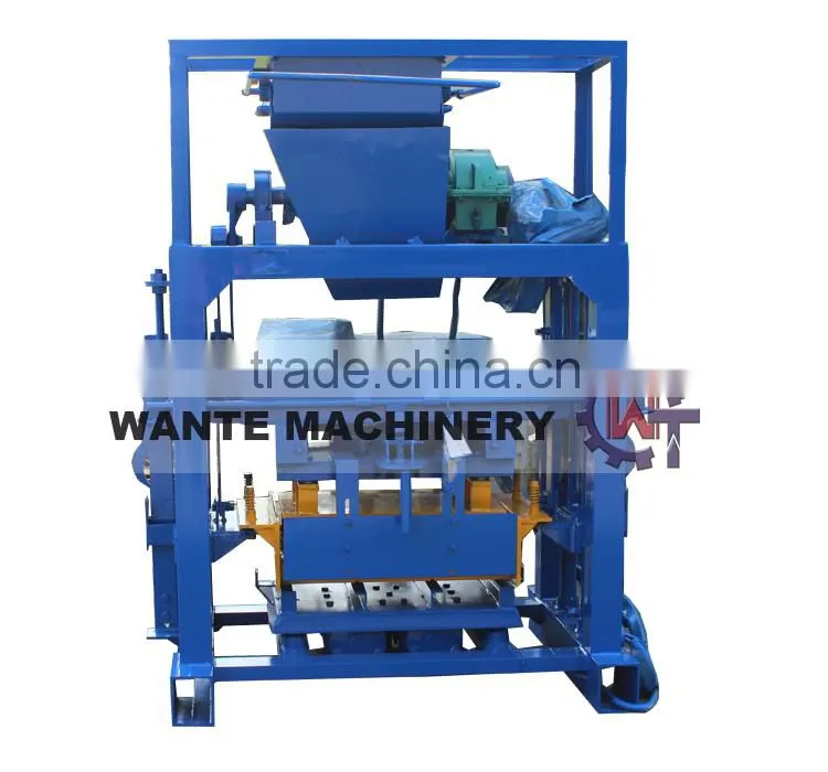WANTE BRAND QT40-1 China products mold concrete manual block machine