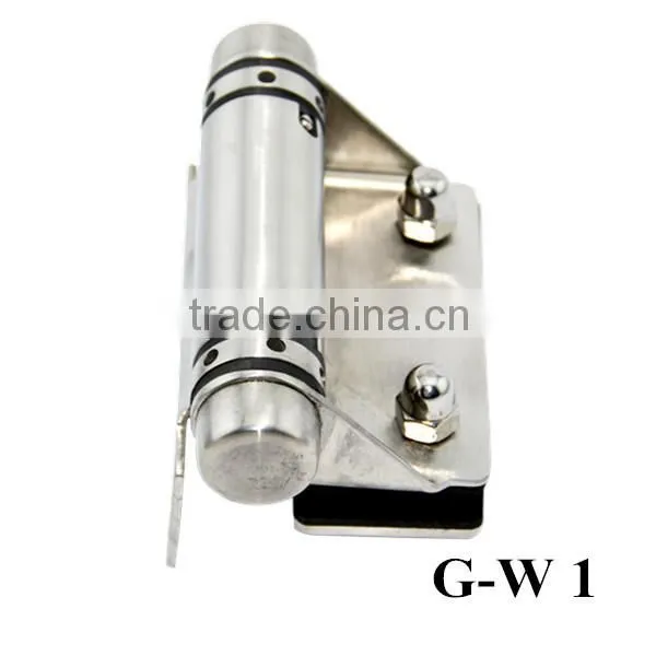 spring loaded glass hinge