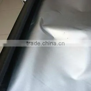 China manufacturer 100 Polyester silver black taffeta