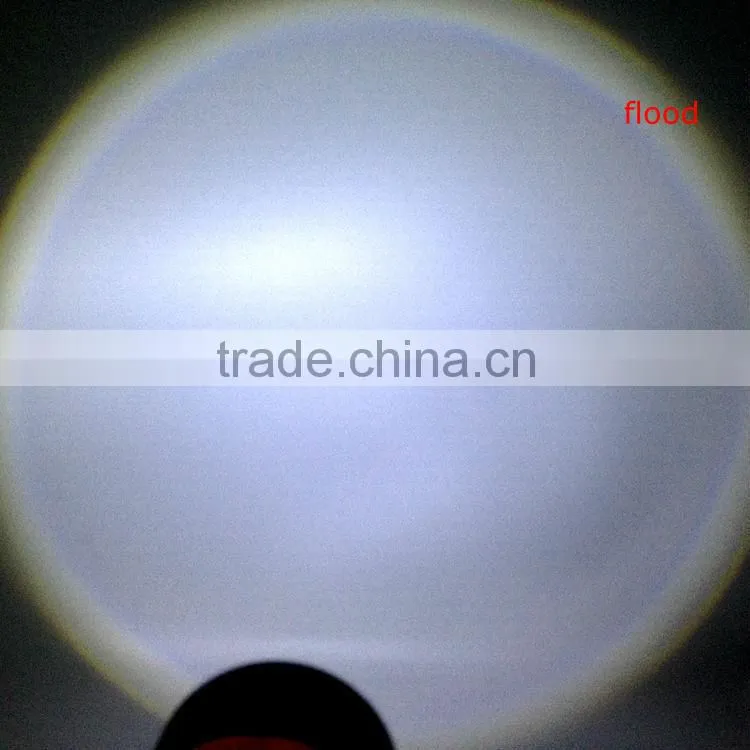 1W powerful led zoom in-out warning flashlight power by 3AAA batteries