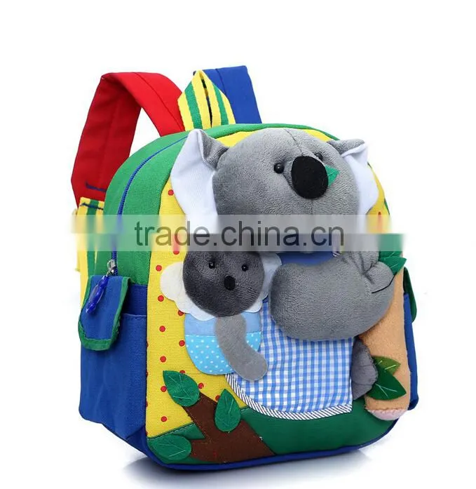 new 2015 fashion cute kindergarten kids backpack school bag