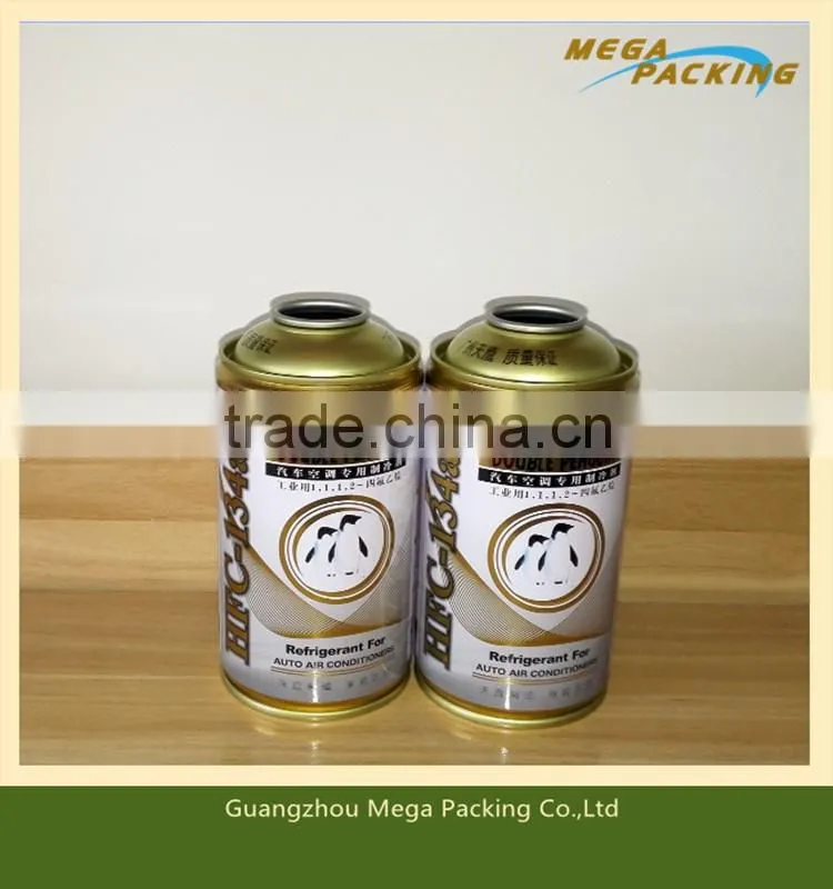 Aerosol Spray Can Used refrigerant gas can R134a High pressure