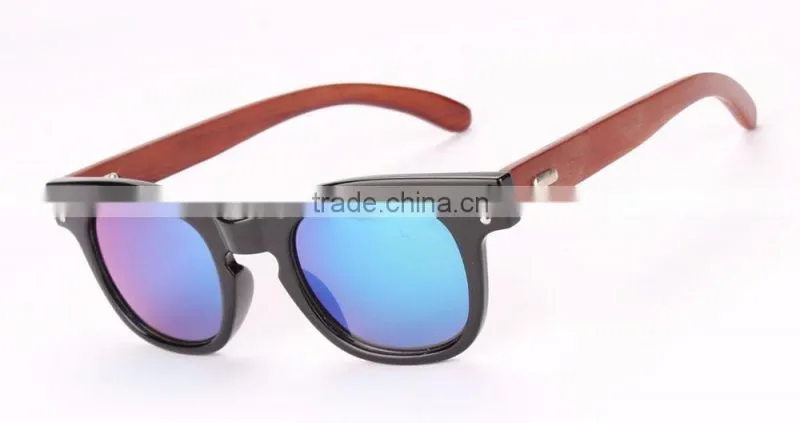 JMP626 Plastic Kids Wood Sunglasses