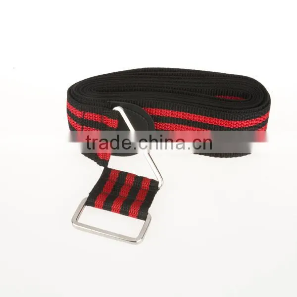 Factory direct sale high quality 4 M length red &black luggage strap