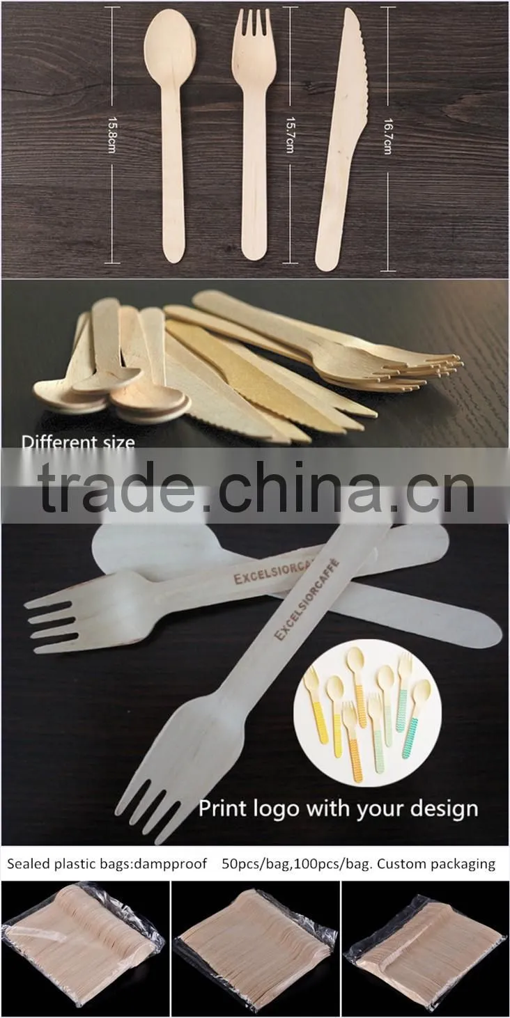 Environmental creative party wooden dinnerware