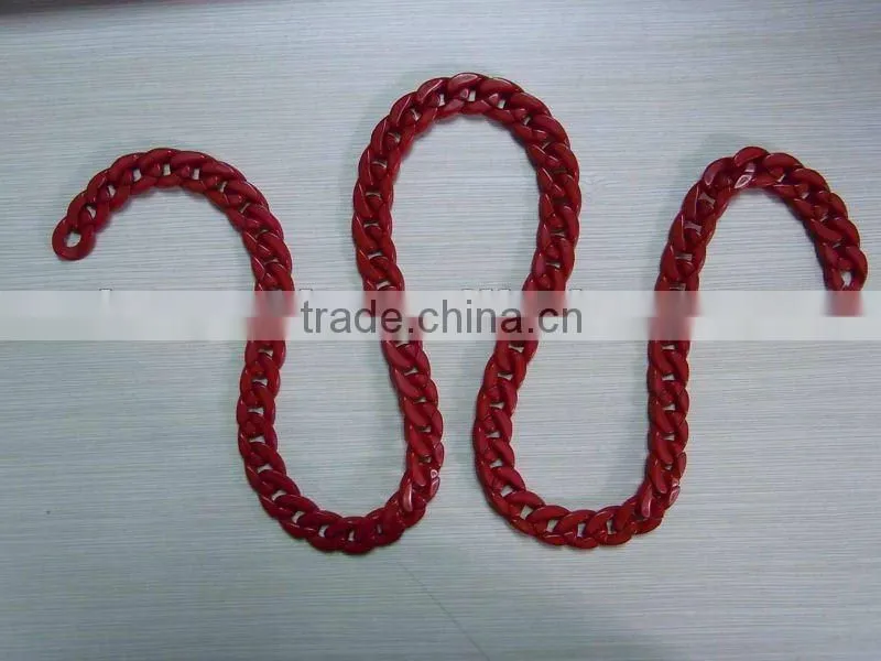 plastic chain link wholesale for jewelry