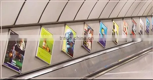 Light Box Snap Frame/A4/A3/A2/A1 Aluminum Silver Black Color Black Document Frame