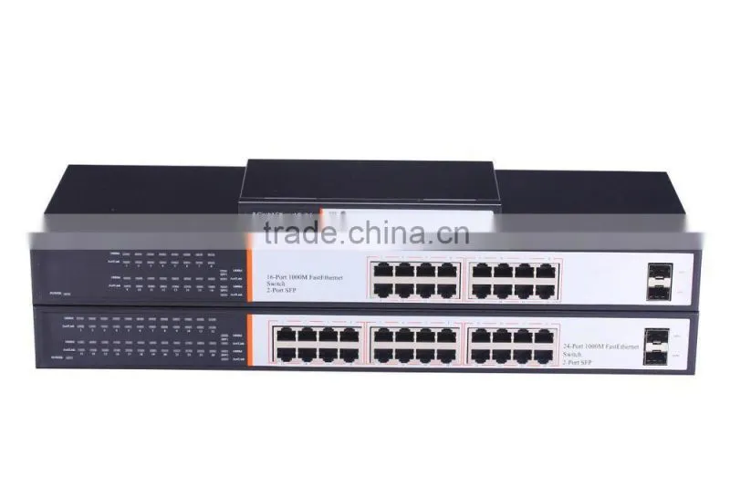 48 ports gigabit networking switches with 4 SFP Fiber Switch ports IEEE 802.3af/at