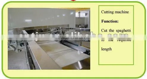 Industrial automatic CE certificates continuous dried stick rice noodles prooduction line