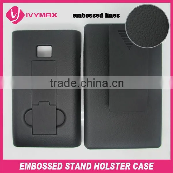 hot hard plastic cellular holster case for LG E400 Optimus L3 cellphone cover