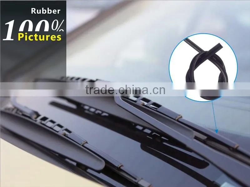 T580 Car Accessories Stainless Steel Frame Wiper Blade