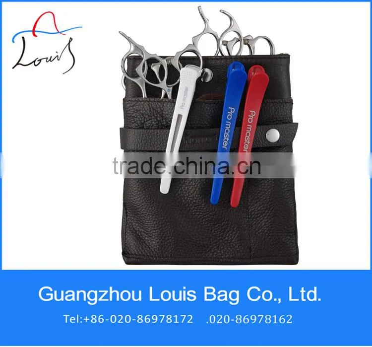 2015 factory barber carry bag,leather baber carry bag,genuine leather barber bag