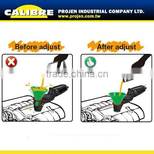 CALIBRE 28mm-74mm 2 pc Universal plastic Oil Funnel Engine Oil Funnel