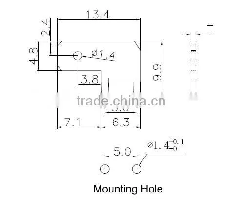 Brass solder terminal lugs