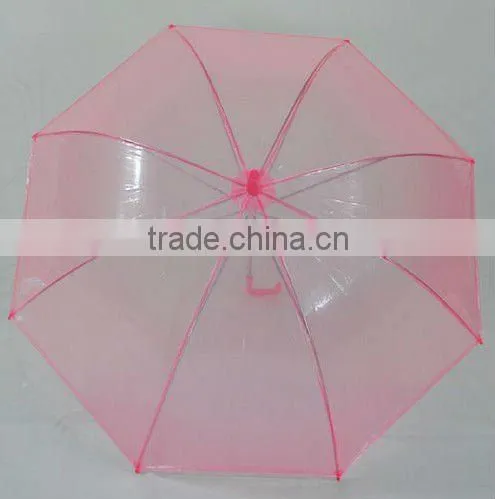 cheap poe transparent rain umbrella