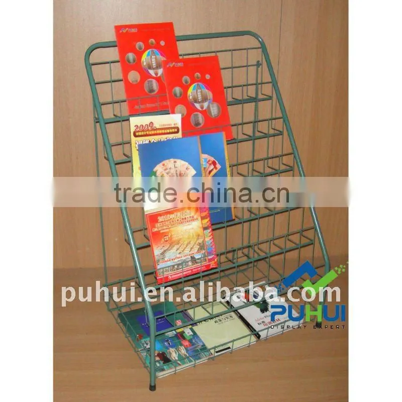 four sides book display rack