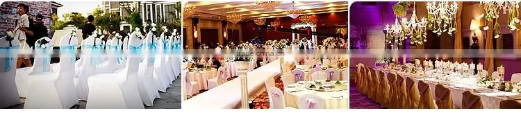 POPULAR CHAMPAGNE TABLE LINEN FOR WEDDING ON SHINE MESH