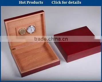 premier black square wood humidor box for sale