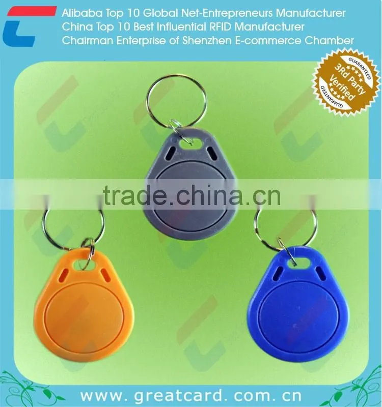 125khz EM4100 &TK4200 RFID Key Fob ,Custom Door Access Key Fob
