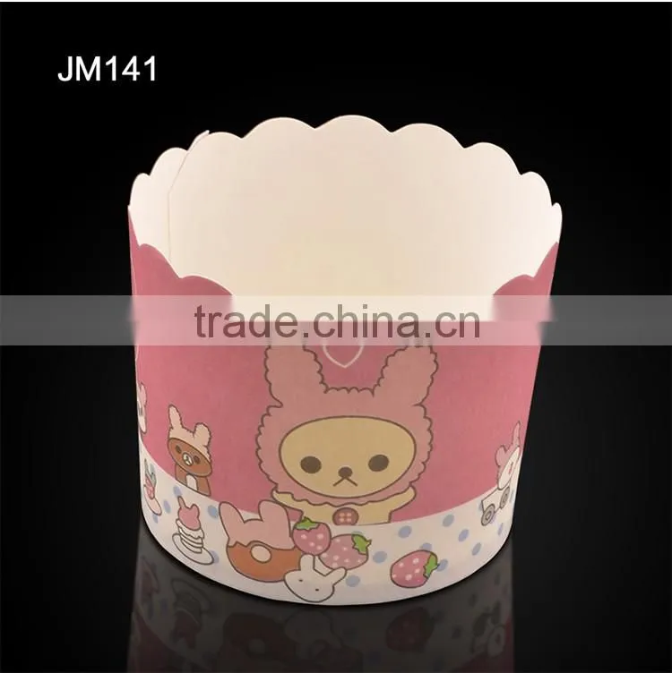 JM140--JM145 BAKEST cartoon pattern cake cup/DIY cake cup/high temperature resistance/paper cake cup