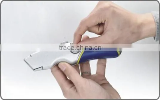3pcs Trapezoid blade Zinc alloy Utility Cutter