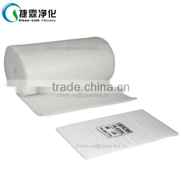 spray booth Ceiling filter and roof filter factory Guangzhou