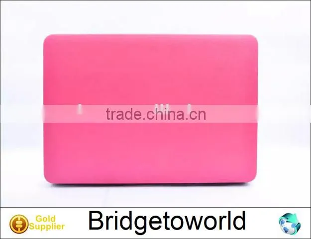 Wholesale Colorful Hard Laptop Case Leather Case for Macbook