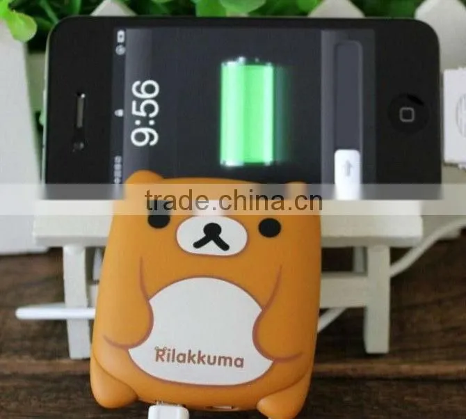 Cute bear 2800mAh high qulity power bank xmas gift power bank for promotion