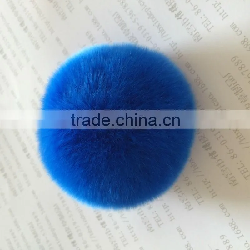 Pompon Gift Wholesale Key Ring 8cm Fur Ball Keychain