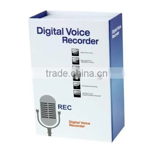 Mini Support MP3 / WAV Professional 8GB Digital Voice Recorder with Clip