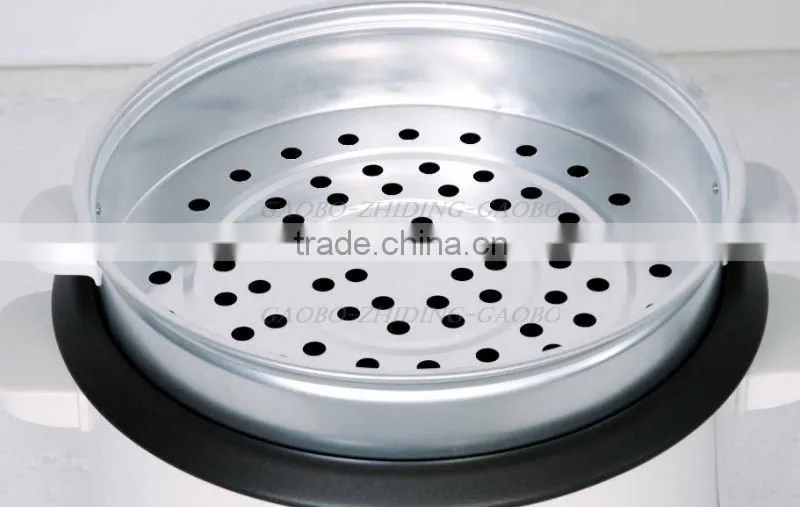 1.8L industrial drum shap rice cooker with outer steamer