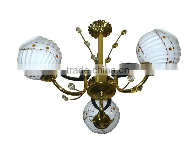 2014 decorative European style glass chandelier with crystal